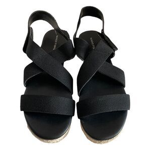 Black Sandals by Marc Fisher, Size 10